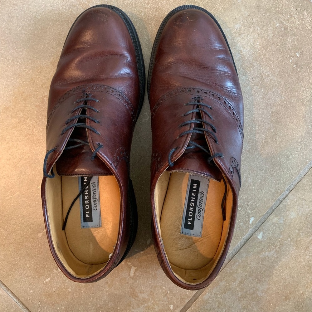 Vibram Men’s Leather Dress Shoes - Picture 2 of 8
